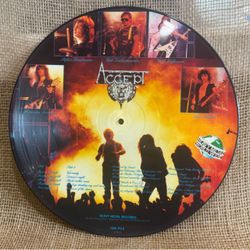 ACCEPT Restless And Wild (1982 UK 10-track LP Picture Disc $40.00