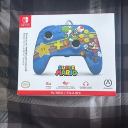 Nintendo Switch Super Mario Enhanced Wired Controller 