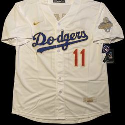 Size LARGE ⚾🔥 Men’s LA Dodgers R. Sasaki #11 White Nike 2026 Gold Stadium Jersey 🔥⚾