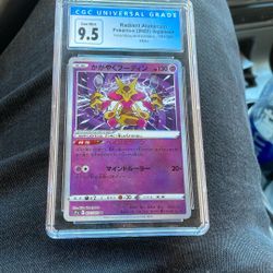 Radiant Alakazam Japanese CGC Gem Mint 9.5
