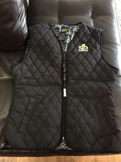 Super Bowl 50 men’s quilted vest size XXL