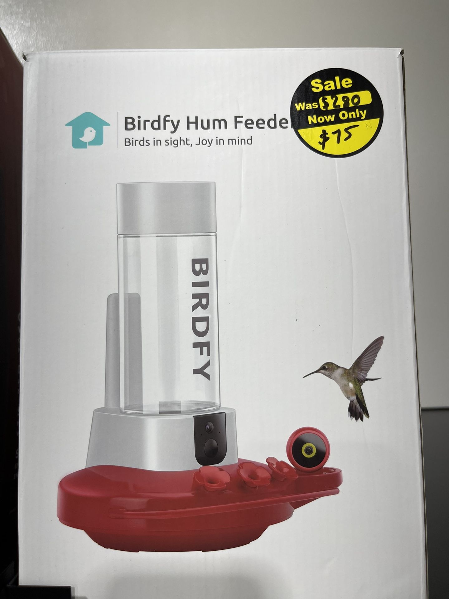 NETVUE by Birdfy AI Hummingbird Feeder with 2 Cameras - Dual Smart Cams, 2K HD Wireless for 2 Angels Close-up Bird Watching Outdoor, Instant Notificat