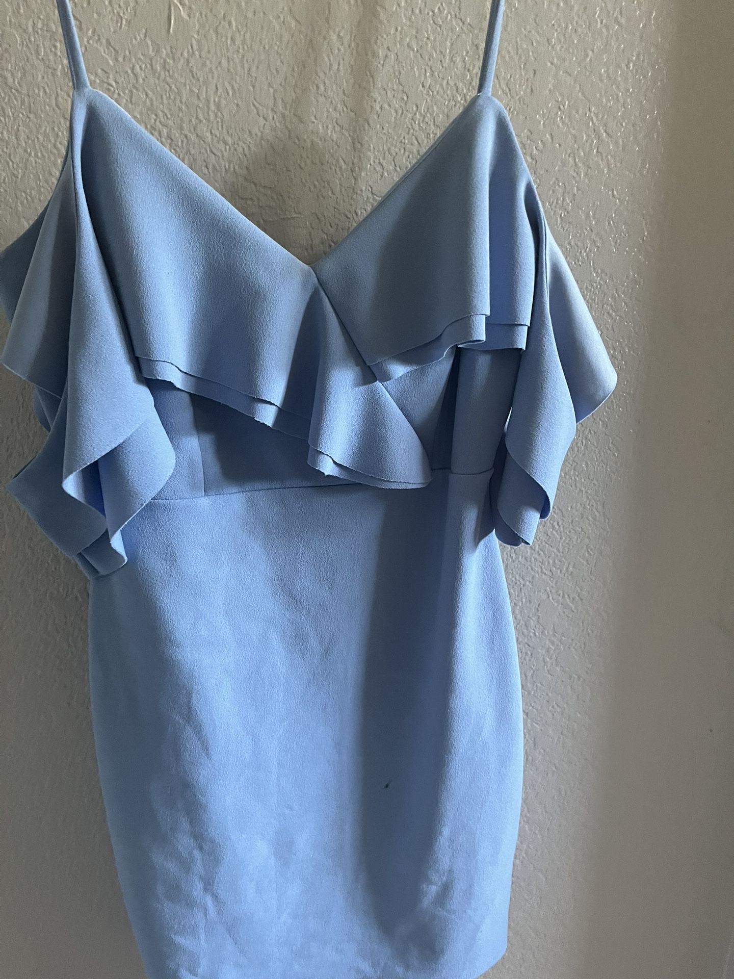 The Vintage Shop Blue Dress, Size Medium.