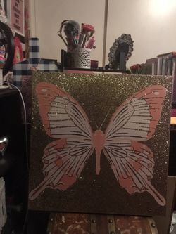 Blush And Gold Butterfly Room Decor