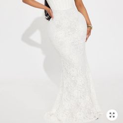 FashioNova White Dress