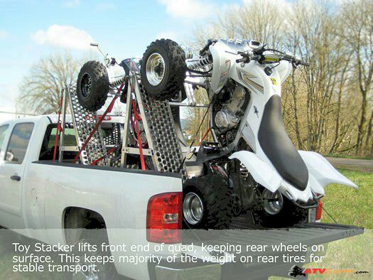 ATV toy stacker for hauler