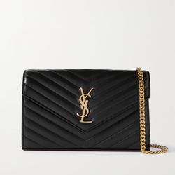 Saint Laurent-Cassandre matelassé textured-leather shoulder bag