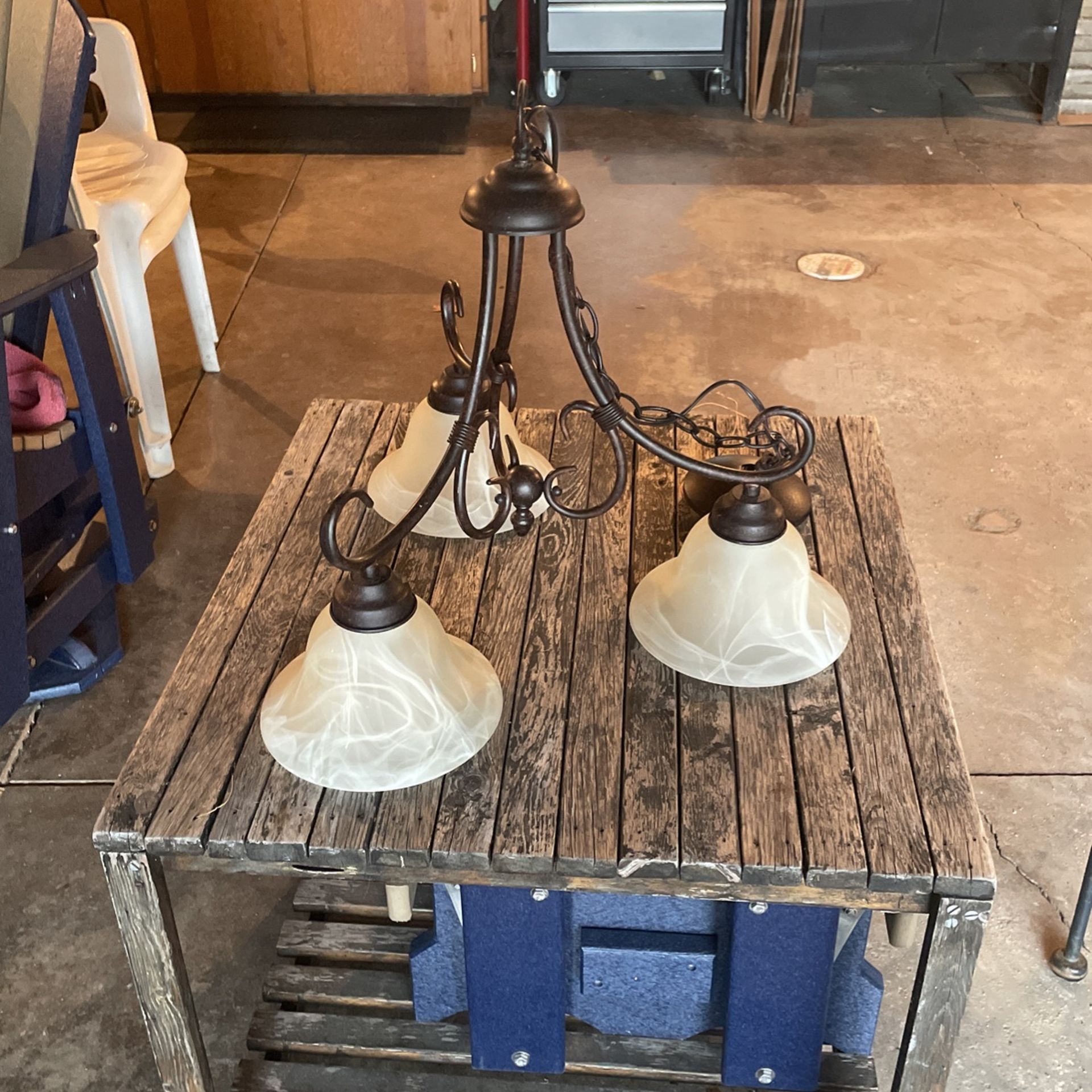 Bronze dining Room Light