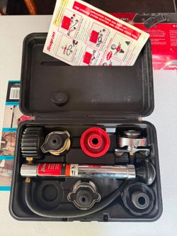 Snap on cooling system test
