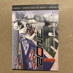 2001 Fleer Gametime Edgerrin James In The Zone