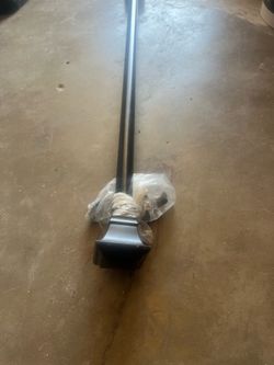 Black Curtain rod