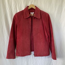 Red Leather Jacket 