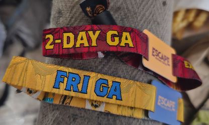 Escape Halloween Festival Wristbands 2-Day GA and Friday GA