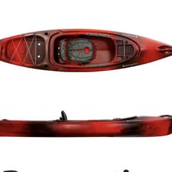 10.5' Hook Fishing kayak Used Red tiger Color for Sale in San