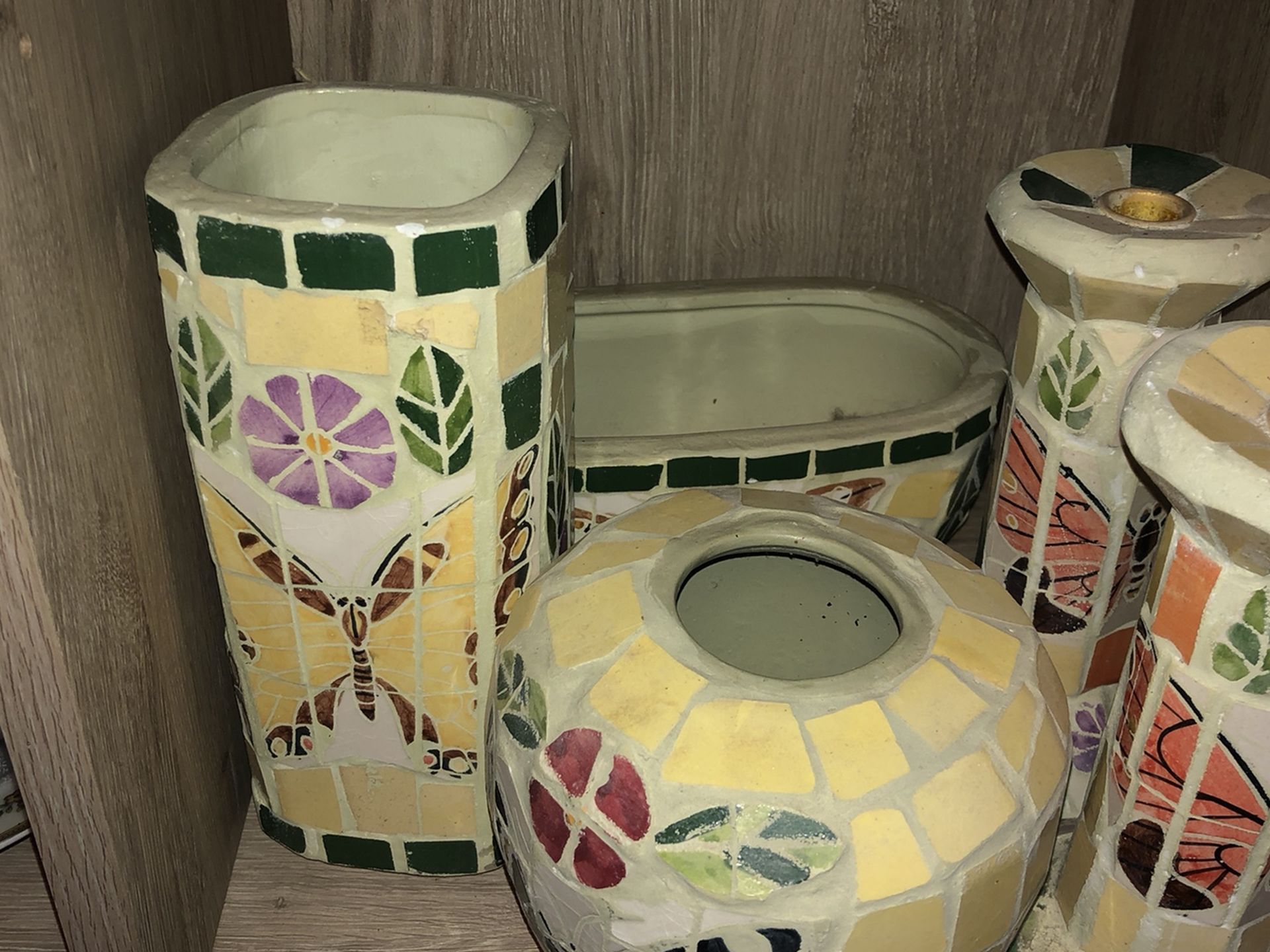 Mosaic Garden Butterfly Set