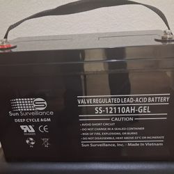 NEW (4 Available) 12V 110Ah GEL Deep Cycle Batteries - Solar/RV