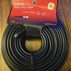 GE RG6 Coax Cable 100 ft. New