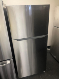 Stainless Steel Top Mount Fridge - Clean & Efficient