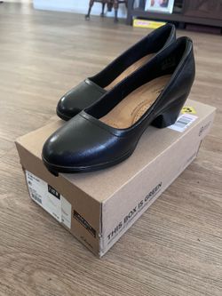 Black Thick Heels - Size 7 1/2 Women