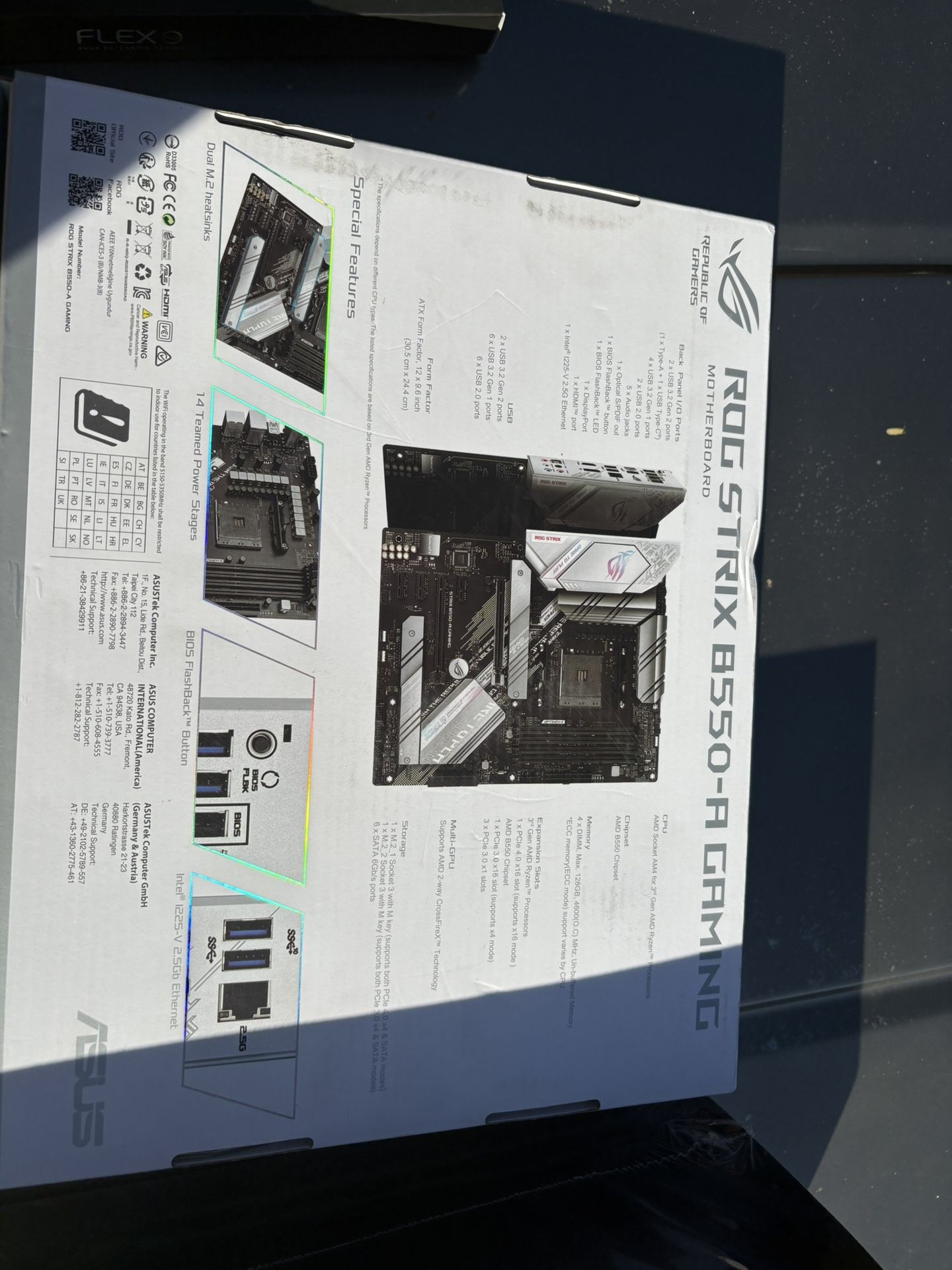 Rog B550- A Gaming Motherboard