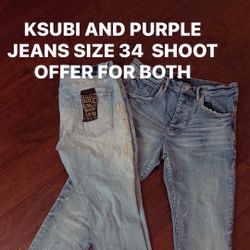 KSUBI JEAN AND PURPLE JEAN SHOOT OFFER FOR BOTH
