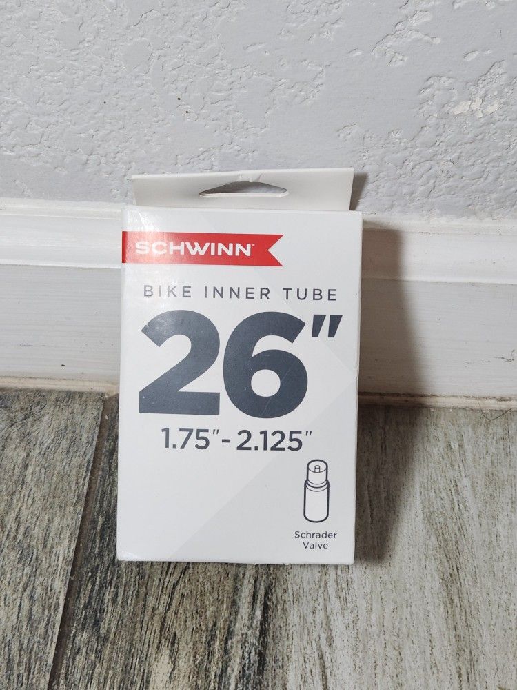Schwinn Replacement Bike Tube Schrader Valve, Standard, 26-Inch x 1.75-Inch-2.125-Inch