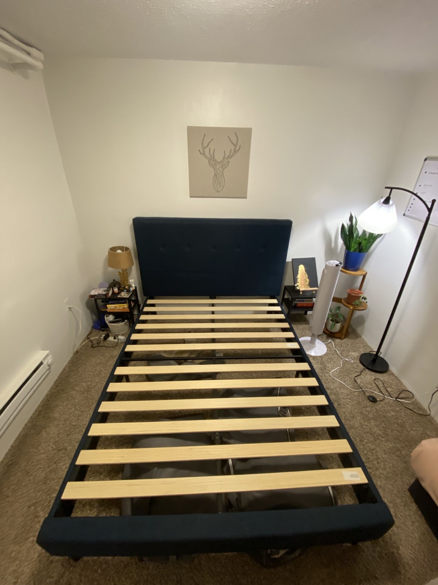 Tufted Queen Sized Platform Bed frame 