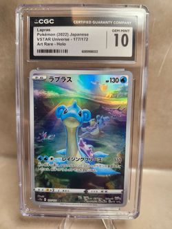 Pokemon Gen Mint 10 CGC Lapra