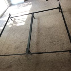 black cast iron king bed frame