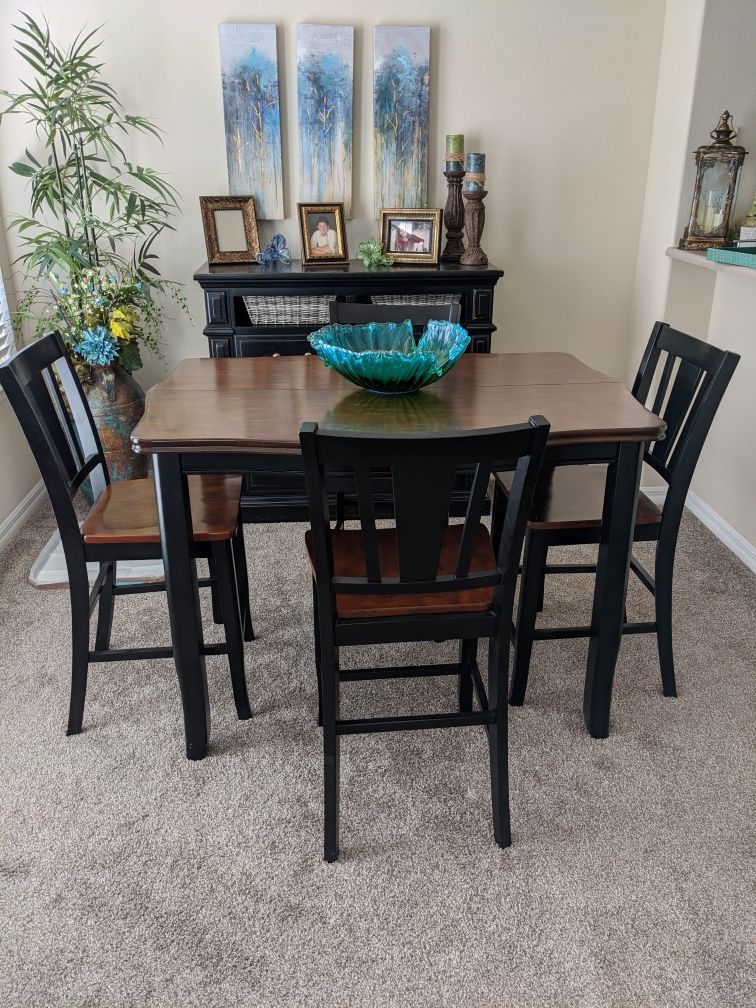 Counter height dining set