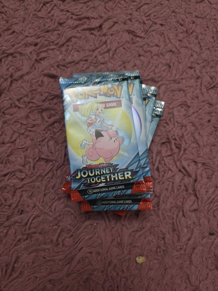 Sealed Scarlet And Violet Journey Together Pokemon Booster Pack