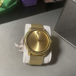 Movado Bold Gold Plated