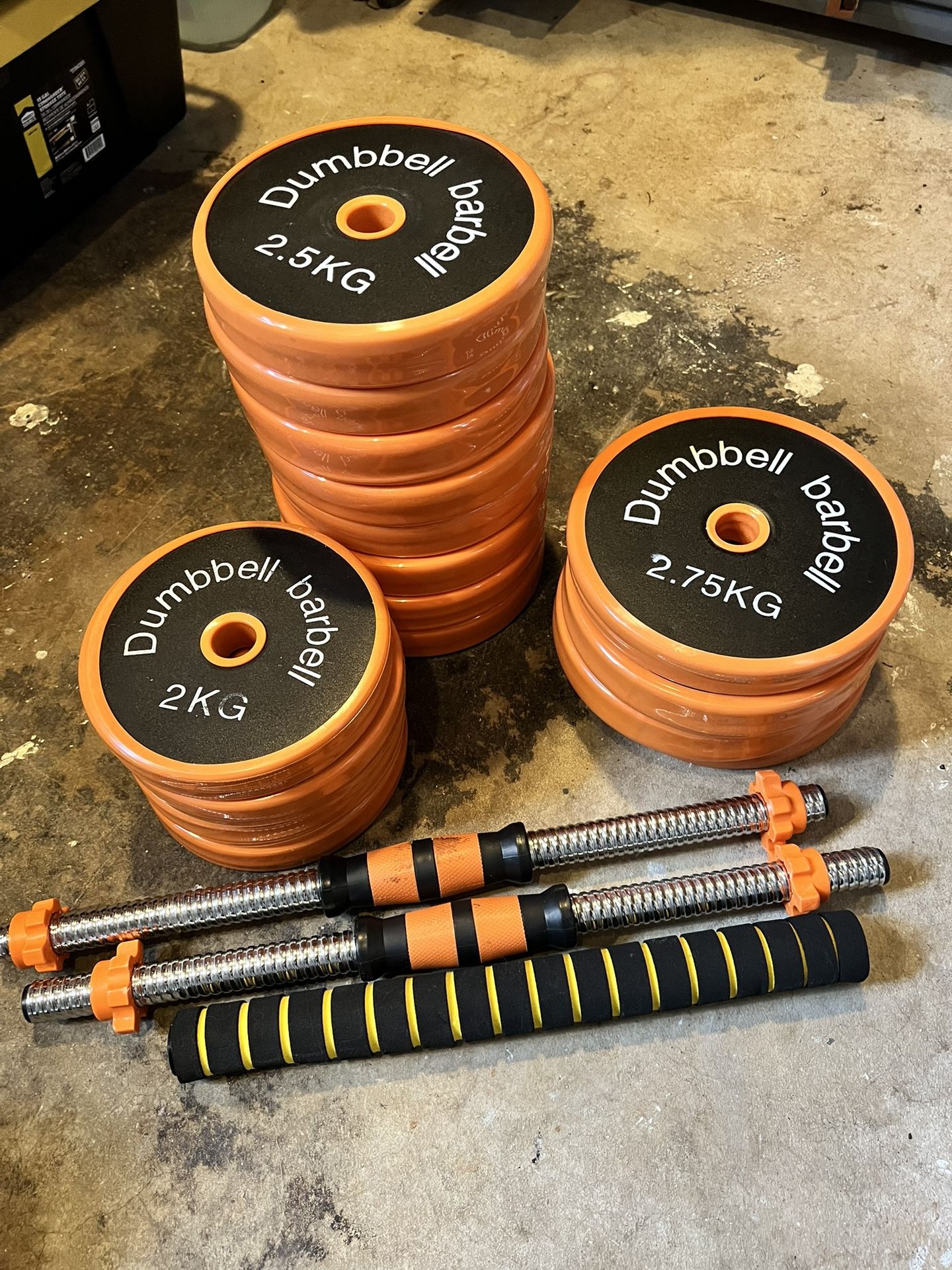 Exercise Weights Set