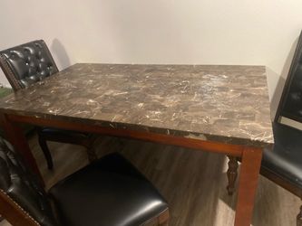 Marble table