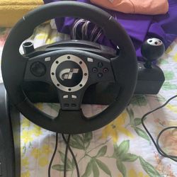Logi Tech Steering Wheel