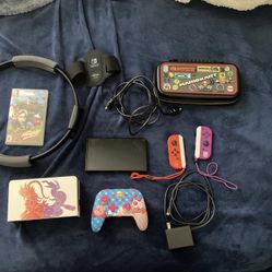 Nintendo Switch OLED Scarlet & Violet Edition With Extras