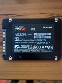 Samsung 870 EVO 4TB SSD – 99% Health