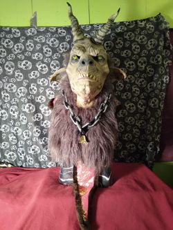 Large latex krampus mask