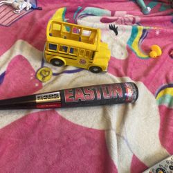 Easton Reflex Silver Bat/ Baseball 