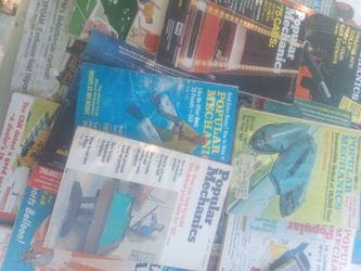Vintage popular mechanics magazines
