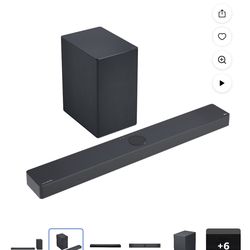 New LG SC9S 3.1.3 Dolby Atmos soundbar with wireless subwoofer. Includes the special mount designed for LG OLED C Series TVs (C1, C2, C3).