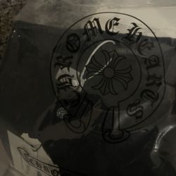 Chrome Hearts T-Shirt (Medium) – Black/Red Graphic w/ Bag