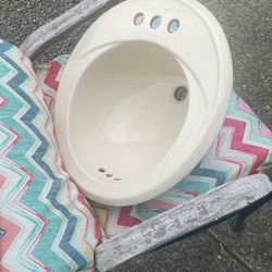 Lightly used almond sink