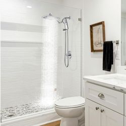 G-Promise 12" Rain Shower Head w/Massage Mode Handheld, Chrome