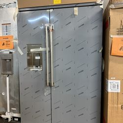 ❄️ NEW Café 28.7 CuFt Side-by-Side Built-In Smart Refrigerator with Dispenser Stainless CSB48YP2NS1