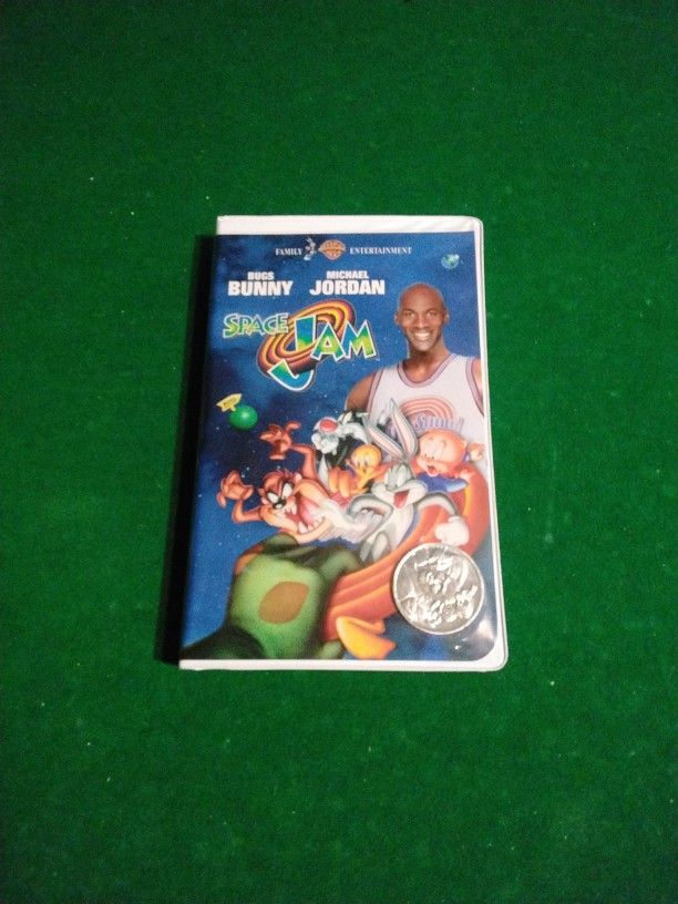 Space Jam Vhs With Coin