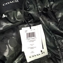 XXL Mens COACH puffer Jacket BRANDNEW