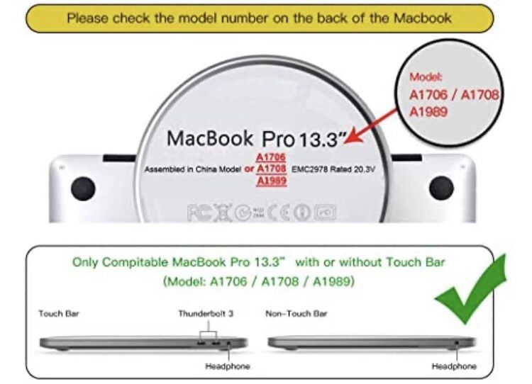 $20 - Mac Pro 13.3 Clear Case 2020 Model