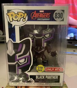 Funko Pop Glow In The Dark Target Edition Black Panther