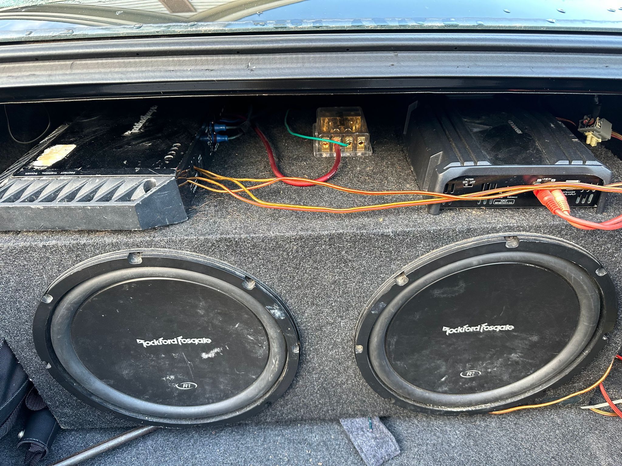 Rockford Car Speaker And Kenwood Amp Only for Sale in Virginia Beach